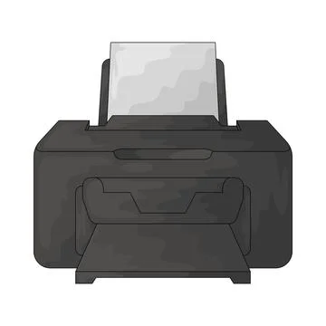 Printer illustration Stock Illustration