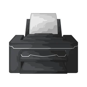 Printer illustration 스톡 일러스트