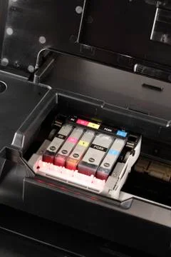 Printer ink cartridges Stock Photos