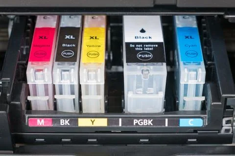 Printer ink cartridges Stock Photos