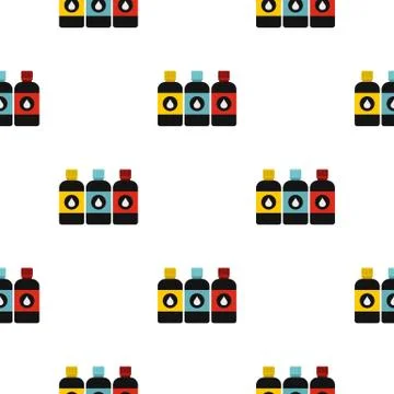 Printer ink pattern seamless Stock Illustration