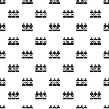 Printer ink pattern, simple style Stock Illustration
