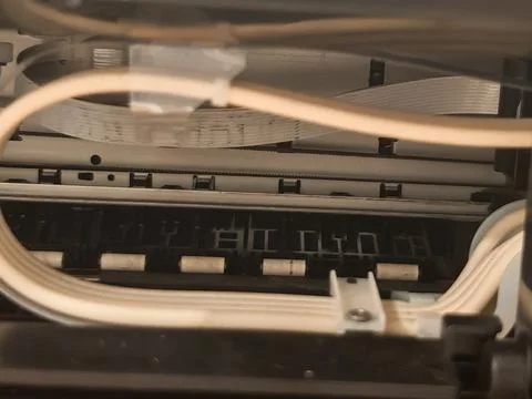 Printer Internal Mechanical Components and Roller System Фото