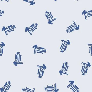 Printer loading document glyph vector seamless pattern Stock Illustration