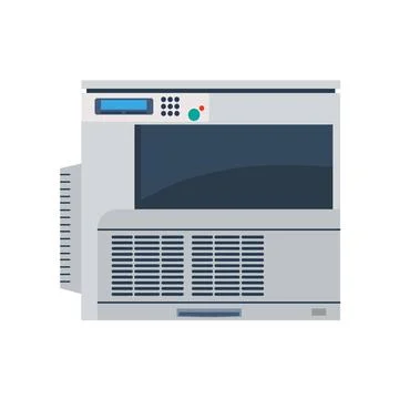  Printer machine office copy vector. Print business icon illustration phot... Stock Photos