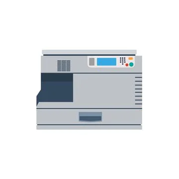  Printer machine office copy vector. Print business icon illustration phot... Stock Photos