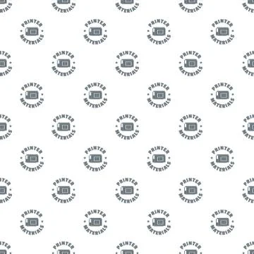 Printer materials pattern seamless Stock Illustration