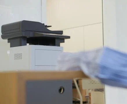 Printer in office Stock Photos