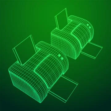 Printer or fax object. 스톡 일러스트