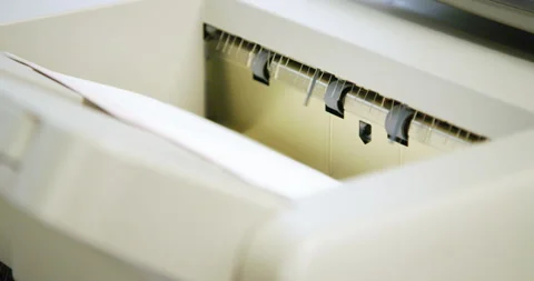 Printer Paper Tray Vídeos de archivo 146617481