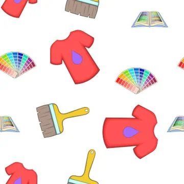 Printer pattern, cartoon style Illustrazione stock