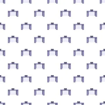 Printer pattern office equipment seamless background 스톡 일러스트
