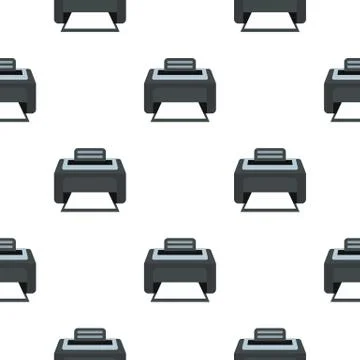 Printer pattern seamless Stock Illustration
