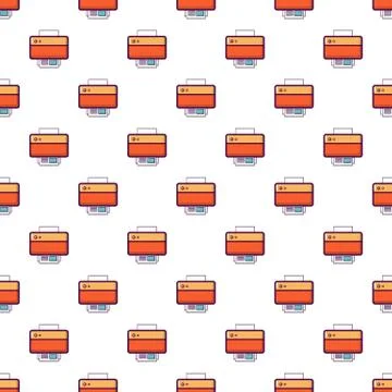 Printer pattern seamless Stock Illustration