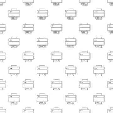 Printer pattern vector seamless Stock Illustration