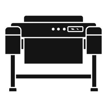 Printer plotter icon, simple style Ilustración de archivo