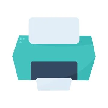 Printer print photo documents fax element icon Stock Illustration