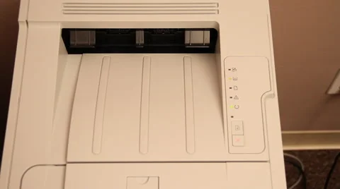 Printer printing Vídeos de archivo 53002394