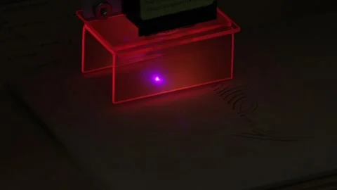 The printer is printing an object 3 Stock Footage 322132882