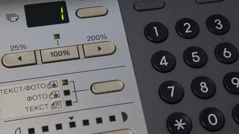 Printer prints Video stock 80924697