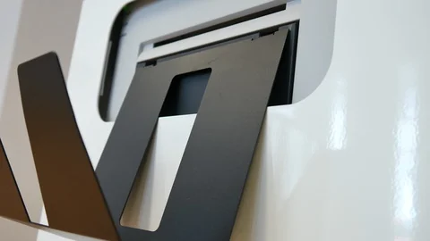 Printer prints photos Stock Footage 88332960