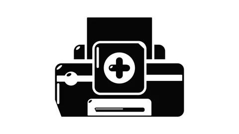 Printer repair icon animation 스톡 동영상 156243183