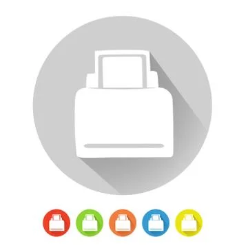 Printer symbol Ilustração Stock
