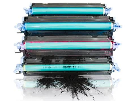 Printer toner cartidges 스톡 사진