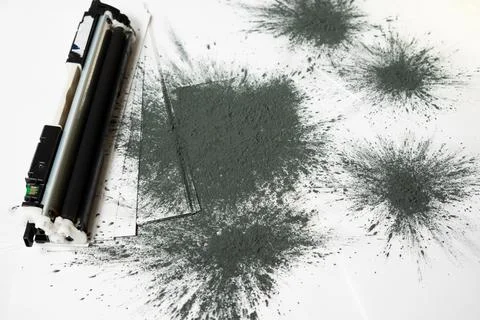 Printer toner cartridge Stock Photos