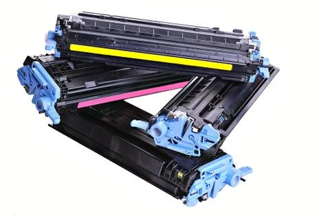 Printer toner cartridges Stock Photos