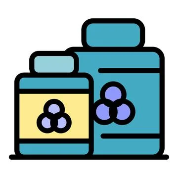 Printer toner icon vector flat Stock Illustration