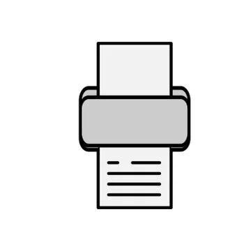 Printer vector design template illustration Stock-Illustration