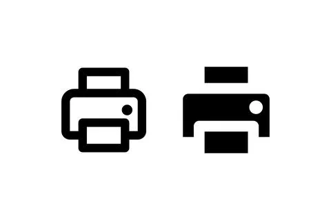 Printer. Vector icon design. Stock Illustration