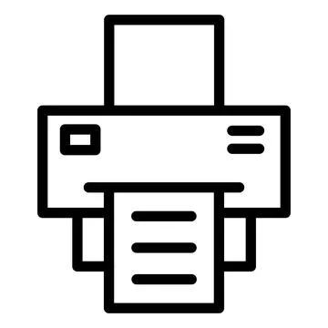 Printer Vector Icon Design Illustration Illustrazione stock