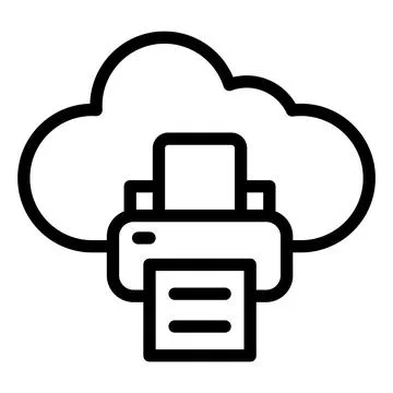 Printer Vector Icon Design Illustration Stock Illustration