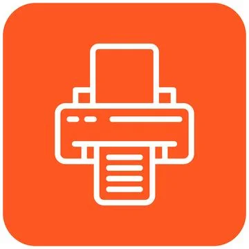 Printer Vector Icon Design Illustration Stock Illustration