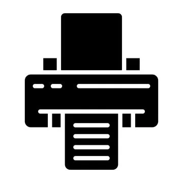 Printer Vector Icon Design Illustration Stockillustratie