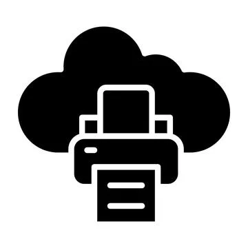 Printer Vector Icon Design Illustration Stock Illustration