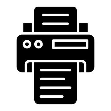 Printer Vector Icon Design Illustration Illustrazione stock