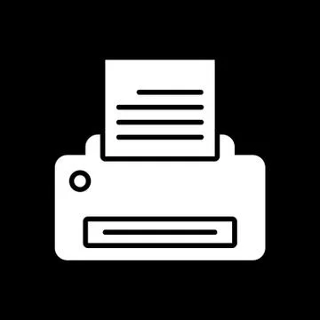 Printer vector image to be used in web applications, mobile applications and Illustrazione stock