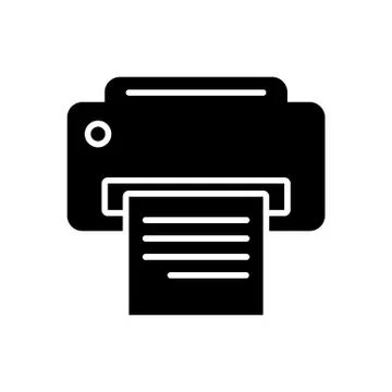 Printer vector image to be used in web applications, mobile applications and Illustrazione stock