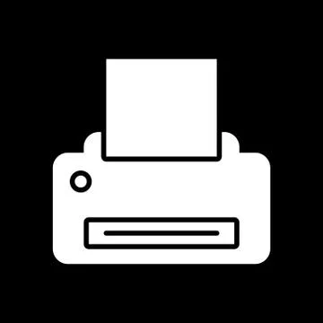Printer vector image to be used in web applications, mobile applications and Stock Illustration