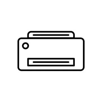 Printer vector image to be used in web applications, mobile applications and Stock Illustration