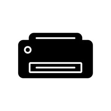 Printer vector image to be used in web applications, mobile applications and Illustrazione stock