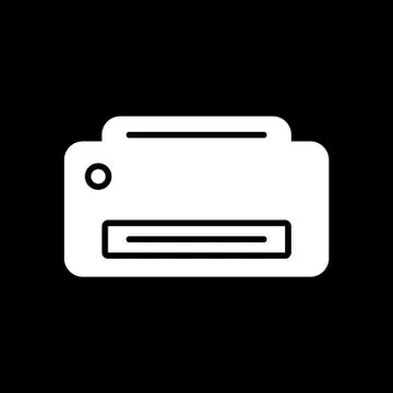 Printer vector image to be used in web applications, mobile applications and Stock Illustration