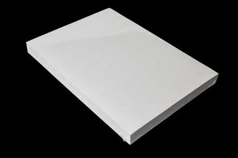 Printer white paper ream isolated on white background Stock Photos
