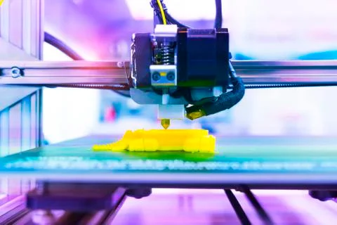 Printing 3D printer Object Stock Photos