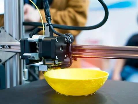 Printing 3D printer Object Stock Photos