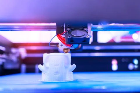 Printing 3D printer Object Stock Photos