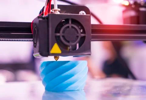 Printing 3D printer Object Stock Photos